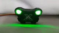 Position-Light-5000-Frontleuchte für Traxxas X-Maxx mit zwei grün leuchtenden LEDs