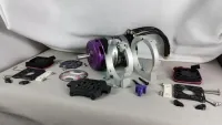 LMT 3030 LK für Traxxas Funco mit violetter Stirnseite, Halteringen und ausgelegten Anbauteilen
