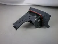Traxxas UDR Unlimited Cooler, schwarzer Motorkühler mit Halterung und rot-schwarzem Anschlusskabel als Einzelteil