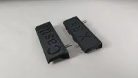 Schwarze Castle-X-8S-Reglerhalter für Traxxas X-Maxx mit eingelegten Metallteilen