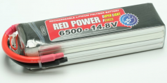 4s LiPo RED POWER SLP 6500 (25C | 50C) - 14,8 V Steckerwahl